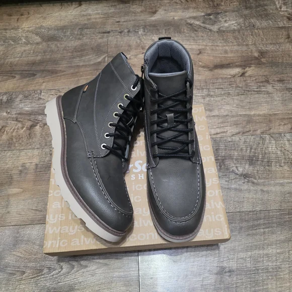 Dr Scholls Leather Boots Men Size 11